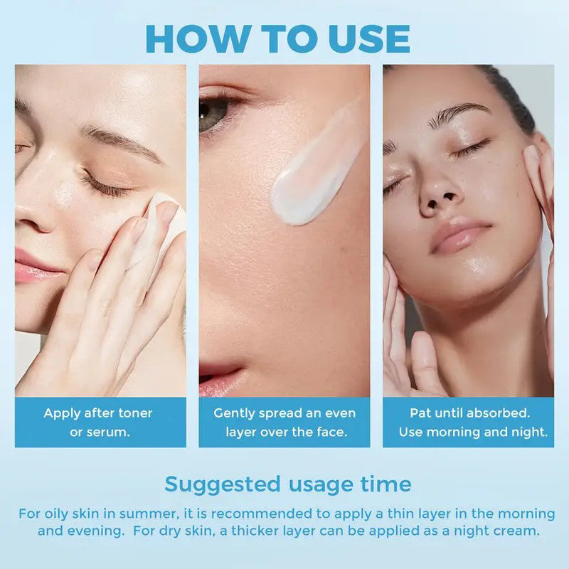 ColorChoice HyaluronicAcid Cream - Light Texture - Gives Deep Care to Your FaceNot Greasy Or Heavy - Quickly Blends Into Your Face - forYou to Create The Perfect Facial Condition -Women LoveLight Beige Care -Morning And Evening Use