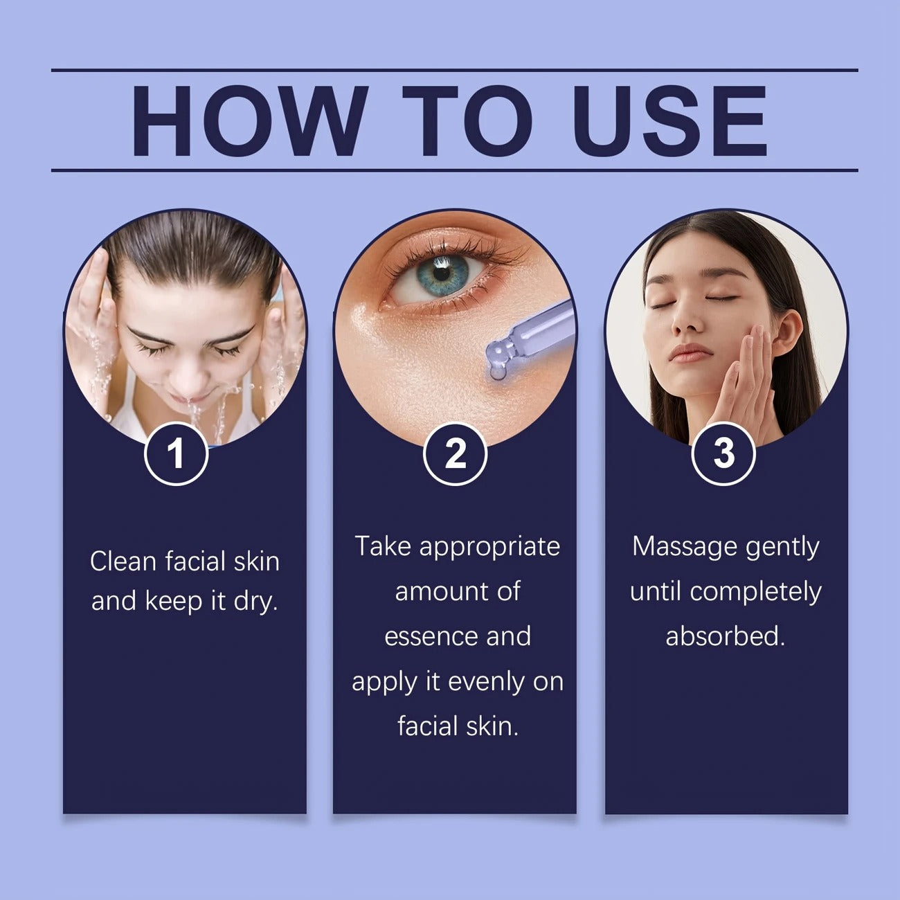 Copper Peptide Facial Essence, Moisturizing, Tightening Facial Contour, Mild, Easy To Absorb, Smooth Facial Skin, Suitable For All Skin Types