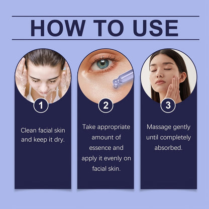 Copper Peptide Facial Essence, Moisturizing, Tightening Facial Contour, Mild, Easy To Absorb, Smooth Facial Skin, Suitable For All Skin Types